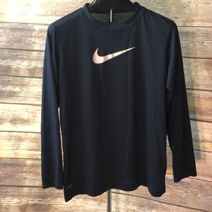Boy’s Loose Fit Nike Dri Fit Long Sleeve Shirt